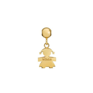 Charm Le Bebè Bimba in Oro Giallo - I tesorini pop - LBB971