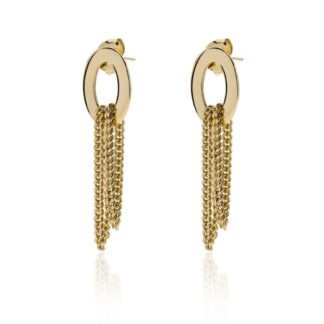 Orecchini da Donna Unoaerre in Bronzo Dorato - Infinity - 2249