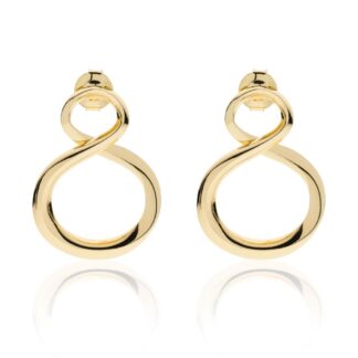 Orecchini da Donna Unoaerre in Bronzo Dorato - Infinito - 2439