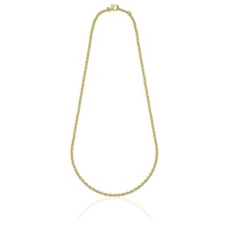 Collana Uomo Unoaerre ovale in Bronzo Dorato - 2524