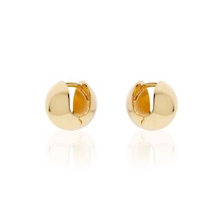 Orecchini da Donna Unoaerre cerchietti in Argento Dorato - Boule - 6437