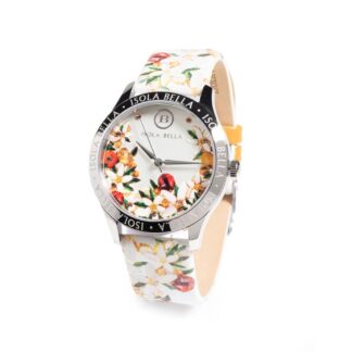 Orologio Isola Bella in Acciaio e PU | Fiori di Zagara - 40000124