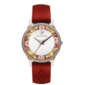 Orologio Solo Tempo Camurria in Acciaio e Pelle - Ciuri Ciuri - CW59RP1