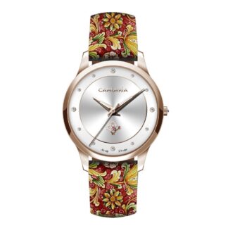 Orologio Solo Tempo Camurria in Acciaio e Pelle - Ciuri Ciuri - CW59RT2
