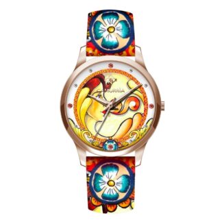 Orologio Solo Tempo Camurria in Acciaio e Pelle - La Dea Fortuna - CW61RT1